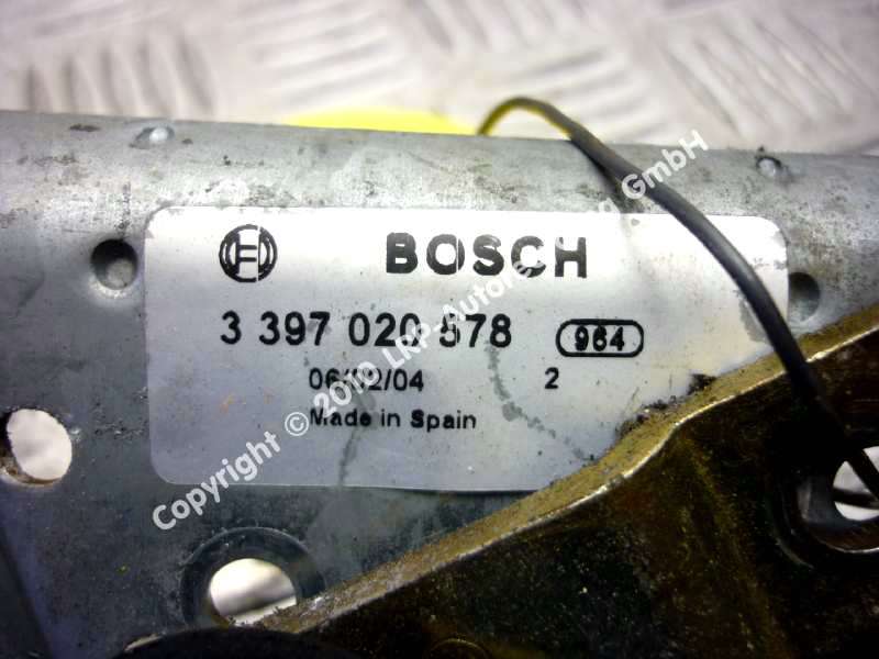 Peugeot 206 Wischergestänge vorn ohne Motor Bosch 3397020578